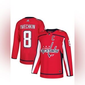 Alexander Ovechkin Washington Capitals Adidas Red Captain Patch Authentic Jersey